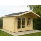 Shire Glenmore Log Cabin (15 Sizes, 4 Log Widths)