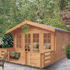 Shire Grizedale Pine Lodge 34mm - 12 x 14ft