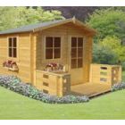Shire Norwood Pine Lodge 28mm - 10 x 10ft