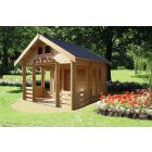 Shire Rockingham Pine Lodge 44mm - 13 x 15ft