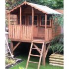 Stork Playhouse with platform - 6 x 4ft | M.A.P Garden Furnishings Ltd