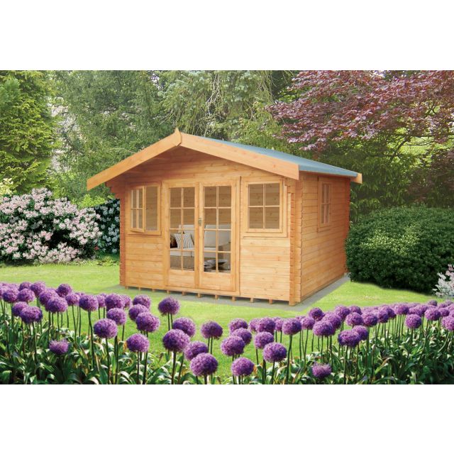 Shire Clipstone log cabin 70mm