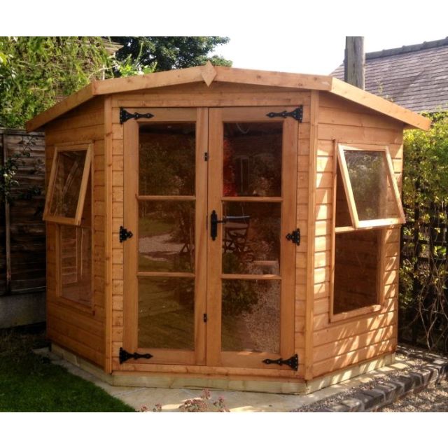 Albany Devon Corner Summerhouse | Map Garden Furnishings Ltd