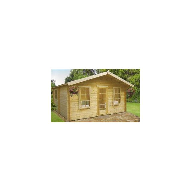 Shire Drummond Pine Lodge 34mm - 15 x 15ft