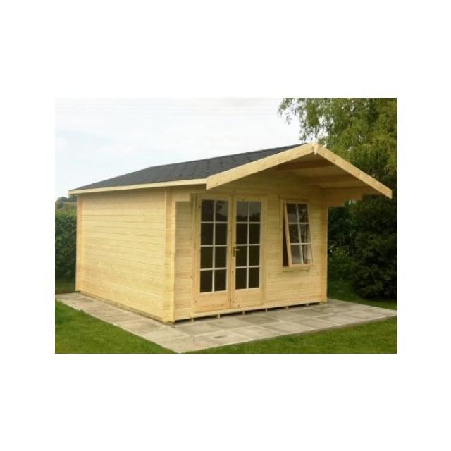 Shire Glenmore Log Cabin - 28mm - 3.0 x 2.4m (10 x 8ft)