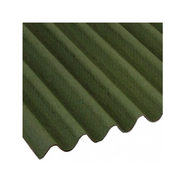 Green Bituminous Roof Sheets - 10 x 8ft 
