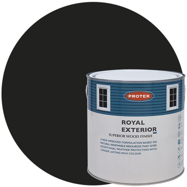 Protek Royal Exterior Vibrant Colours - Black (2.5litre)