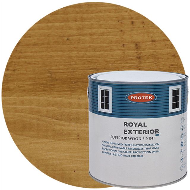 Protek Royal Exterior Natural Stain- Golden Oak (2.5litre)