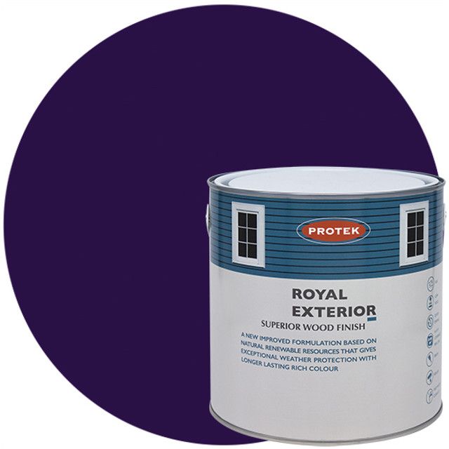 Protek Royal Exterior Vibrant Colours - Mauveine Purple (2.5litre)