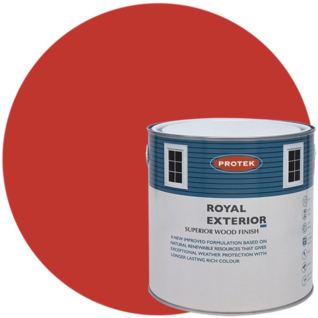 Protek Royal Exterior Vibrant Colours - Pillarbox Red (5 litre)