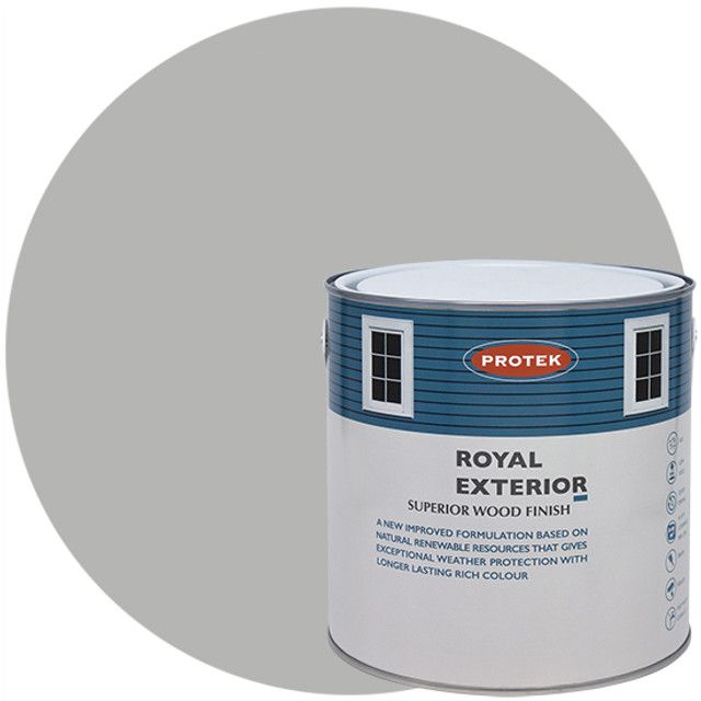Protek Royal Exterior Soft Colours - Silver Grey (5 litre)
