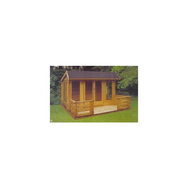 Shire Wykenham Pine Lodge 44mm - 10 x 12ft